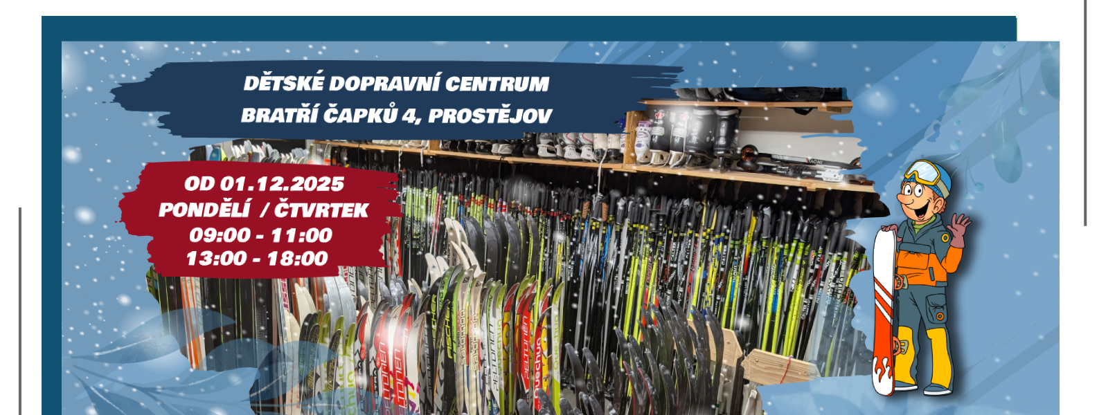 Půjčovna zimního vybavení