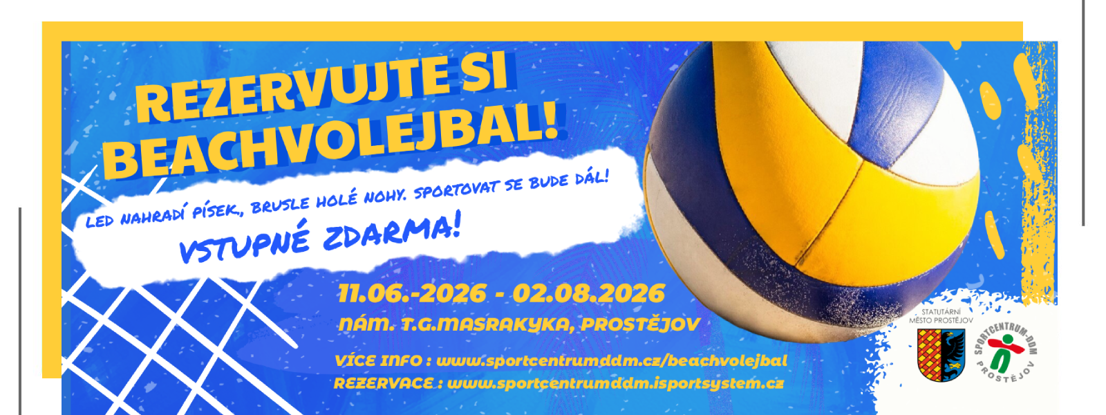 Beachvolejbal na náměstí