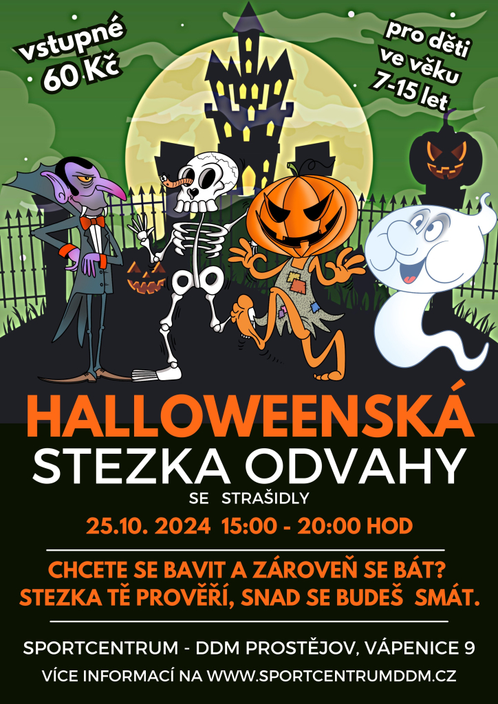 Halloweenská stezka odvahy 2024