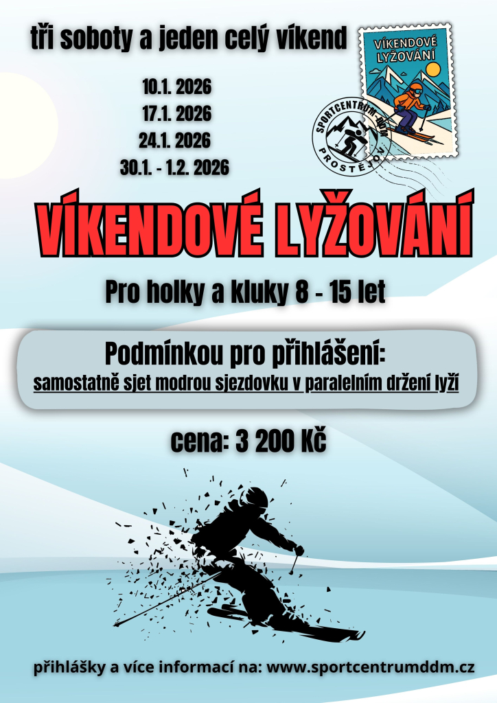Víkendové lyžování 2026