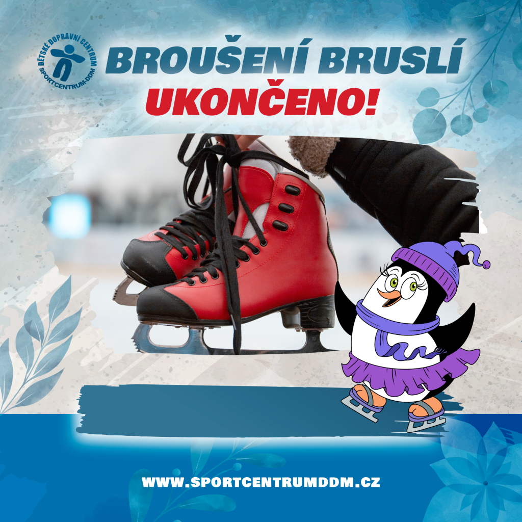 Konec služby BROUŠENÍ bruslí u kluziště!
