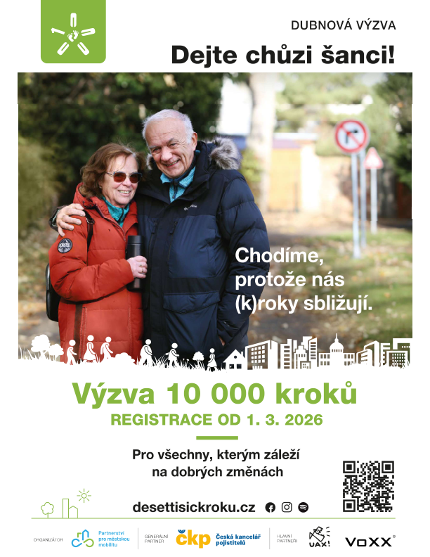 Dubnová výzva 10 000 kroků