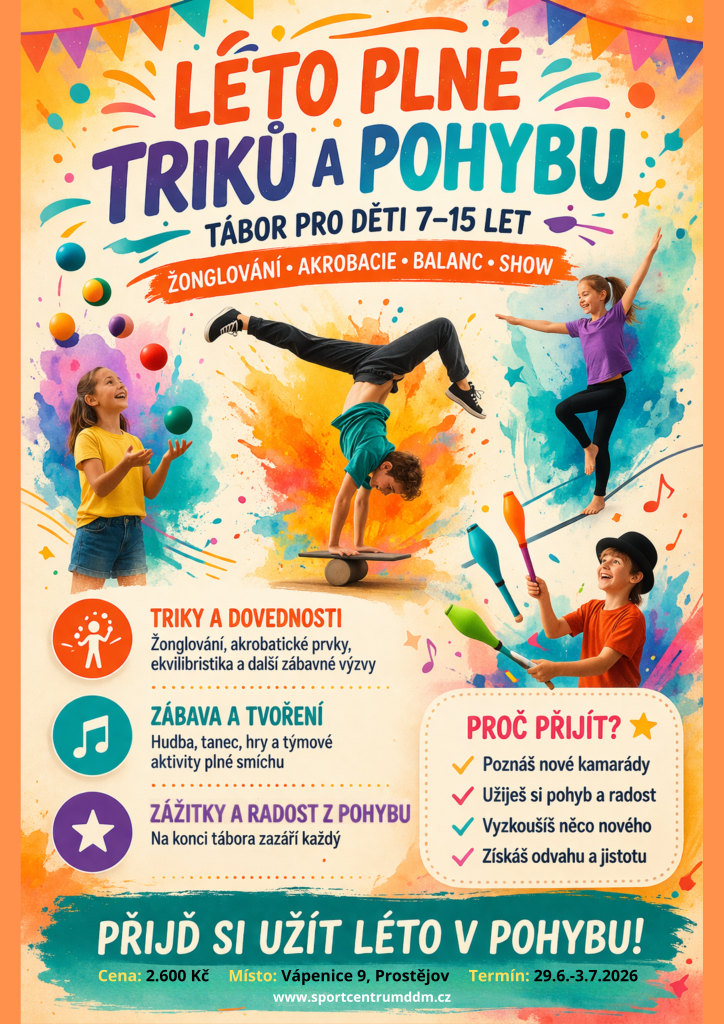 Léto plné triků a pohybu