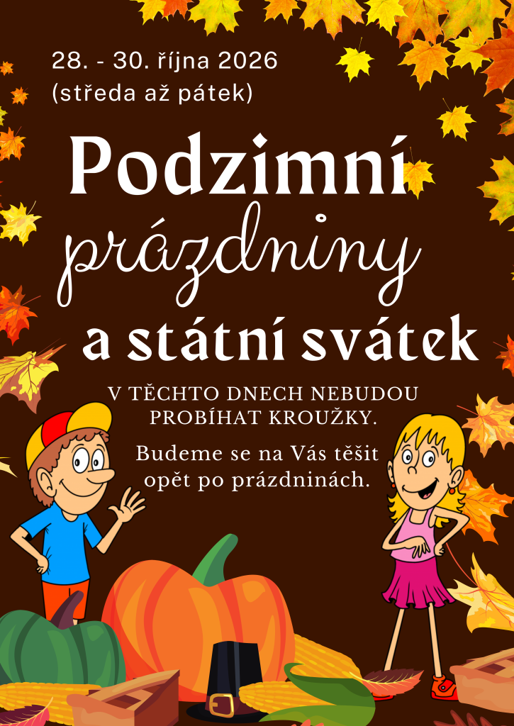 Podzimní prázdniny!