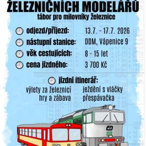 Příměstský tábor železničních modelářů