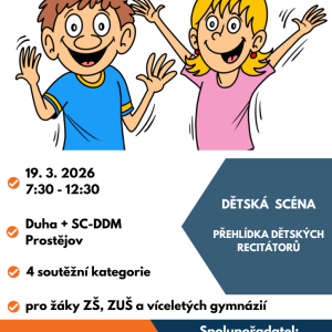 Dětská scéna - přehlídka dětských recitátorů