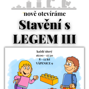 MÁŠ RÁD/A LEGO®? PŘIDEJ SE K NÁM! 